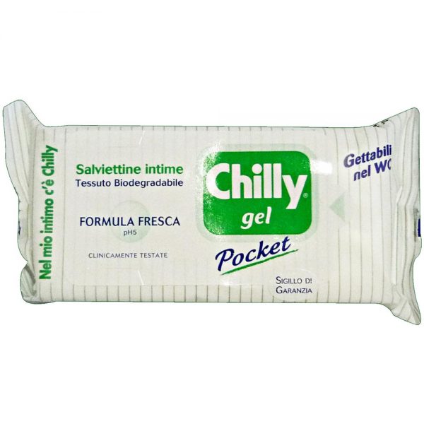 Chusteczki do higieny intymnej CHILLY Salviette Intime Formula Fresca Verde (12 szt)