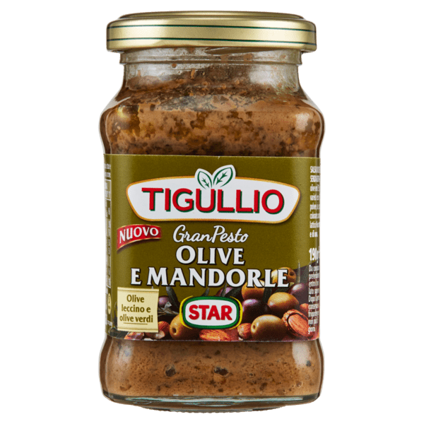 Tigullio pesto olive e mandorle 190 gr