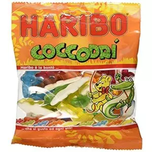 Żelki owocowe Krokodyle Kolorowe Haribo Coccodri 175g