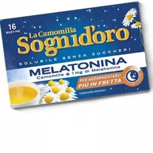 Merbata rumiankowa z melatoniną Sogni d'oro Camomilla con Melatonina 16 torebek